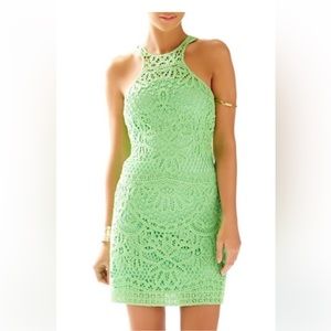 Lilly Pulitzer crochet Jamie shift sheath Dress